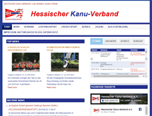 Tablet Screenshot of kanu-hessen.de